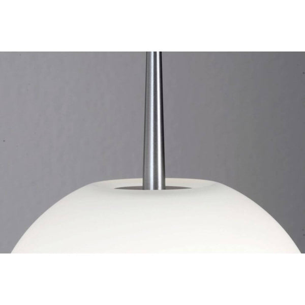 Casablanca Esstischlampe Ball 4-flammig mit opalweißen Glaskugeln und länglicher Kabel-Pendelleuchte über dem Esstisch