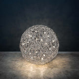 Fil de Fer F LED floor lamp wire ball dimmable