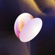Catellani & Smith Lederam W1 17 LED Wandlampe, elegante Design-Wandleuchte mit warmem Licht und schwebenden Scheiben