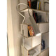 Catellani & Smith Lucenera 207 LED Stehlampe in modernem Raum, dimmbar und elegant, in Schwarz und Silber.