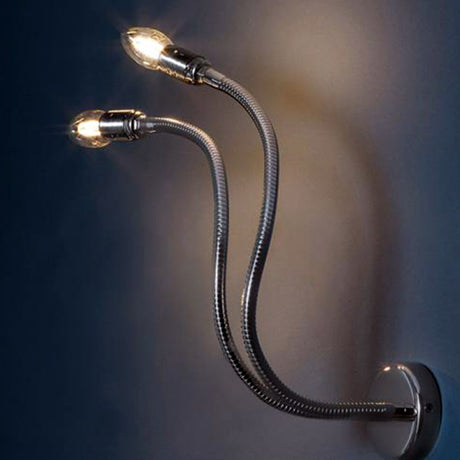 Catellani & Smith Turciù 2 LED Wandlampe Flex mit flexiblen Armen und doppeltem Lichtdesign.