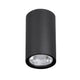 Ceci LED Außendeckenleuchte Ø 5,5cm 3000K IP65 in schwarzem Aluminium Design