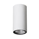 Ceci LED Außendeckenleuchte Ø 5,5cm 3000K IP65 in modernem Design aus Aluminium und Glas.