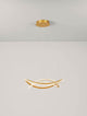 Celestia LED Pendelleuchte 2-flammig Ø 60cm 3000K modernes Design mit goldener Aufhängung