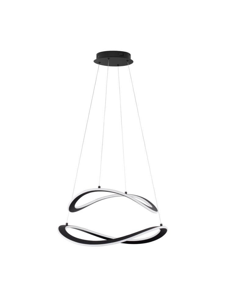 Celestia LED Pendelleuchte 2-flammig Ø 60cm 3000K moderne Deckenleuchte in zeitlosem Design.
