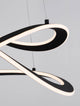 Celestia LED Pendelleuchte 2-flammig Ø 60cm 3000K in modernem Design mit geschwungenen Linien