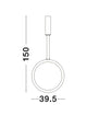 Change LED Pendelleuchte Ø 39,5cm 3000K