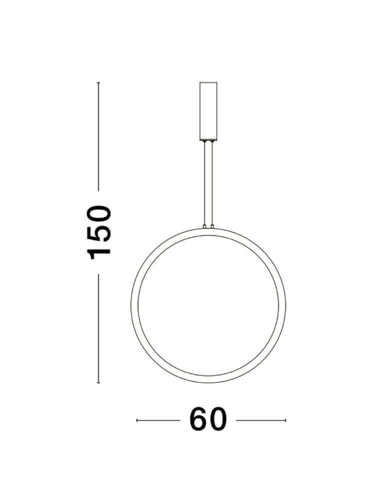 Change LED Pendelleuchte Ø 60cm 3000K