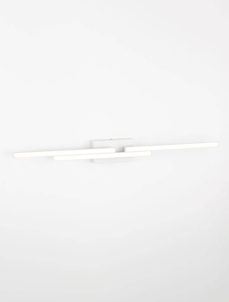 Chart LED Wandleuchte 3-flammig 3000K mit modernem Design in Weiß.