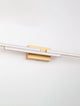 Chart LED Wandleuchte 3-flammig 3000K in elegantem mattem Gold mit modernem Design.