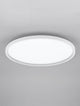 Chet LED Deckenleuchte 2-flammig 2700 5000K Weiß in runder Form, modernes Design für Deckenmontage.