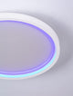 Chet LED Deckenleuchte 2-flammig 2700 5000K Weiß mit lila und blauer Akzentbeleuchtung