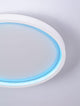 Chet LED Deckenleuchte 2-flammig 2700 5000K Weiß mit modernem Design und blauer Beleuchtung.