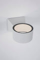 Chez LED Außenwandleuchte Ø 9cm 3000K Weiß IP54, moderne Fassadenleuchte mit minimalistischem Design.