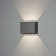Chieri LED Außen Wandleuchte IP54 in Anthrazit mit modernem Design und sanfter Beleuchtung.