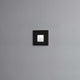 Chieri LED Außenwandlampe IP54 an grauer Wand, rechteckige 1,5W HP LED Fuß-/Absatzleuchte.