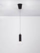 Chronos LED Pendelleuchte 3000K in schwarzem Design, schlichte und elegante Pendelleuchte für moderne Innenräume.
