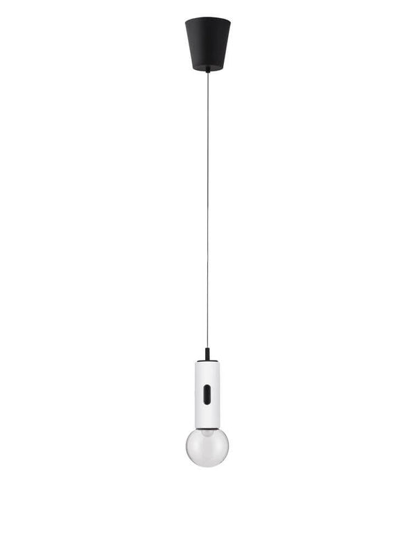 Chronos LED Pendelleuchte 3000K in Weiß, moderne Nova LUCE Designer-Pendelleuchte aus Stahl und Aluminium, dimmbar