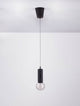 Chronos LED Pendelleuchte 3000K im modernen technischen Stil, ideal für Empfang und Wartezimmer.