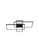 Clea LED Deckenleuchte 100cm 3-flammig 2700, 5000K in modernem geometrischen Design.