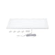Clever LED Panel Flad Wärme-Dimmbar Weiß-Matt mit 2m Kabel und Montagematerial.