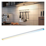 Clever LED Küchenlampe Barre 55cm Weiß, Chrom-Matt