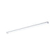 Clever LED Küchenlampe Barre 55cm Weiß, Chrom-Matt unter dem Oberschrank montiert.