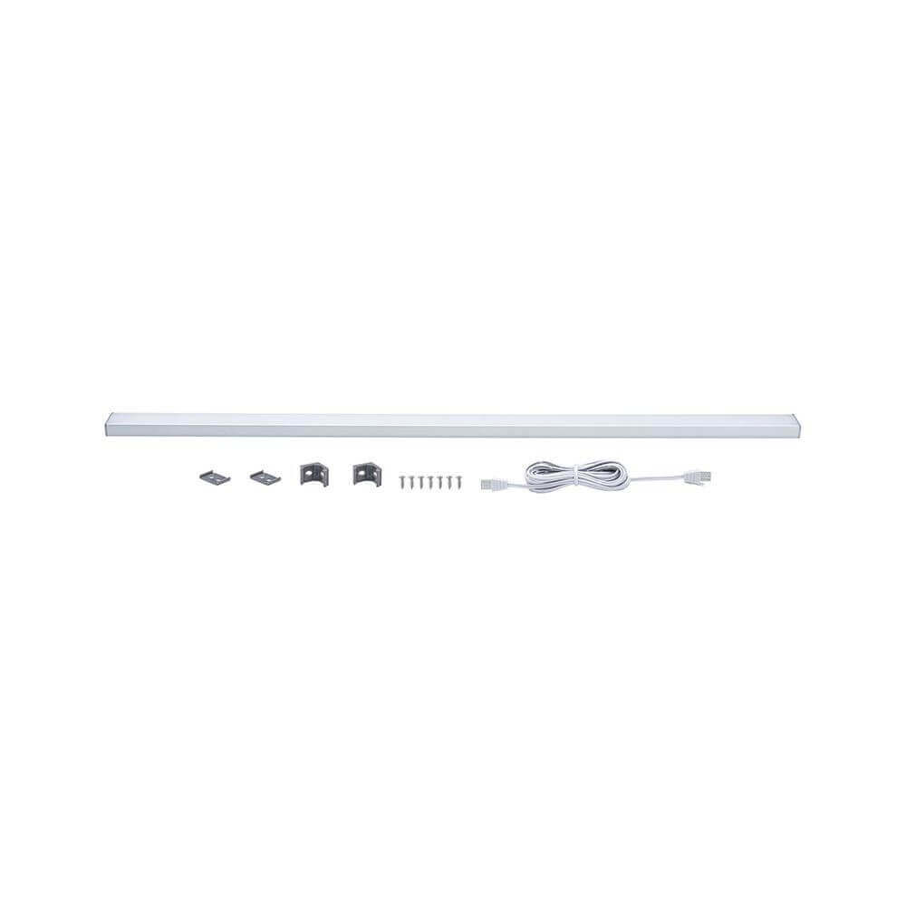 Clever LED Küchenlampe Barre 55cm Weiß, Chrom-Matt