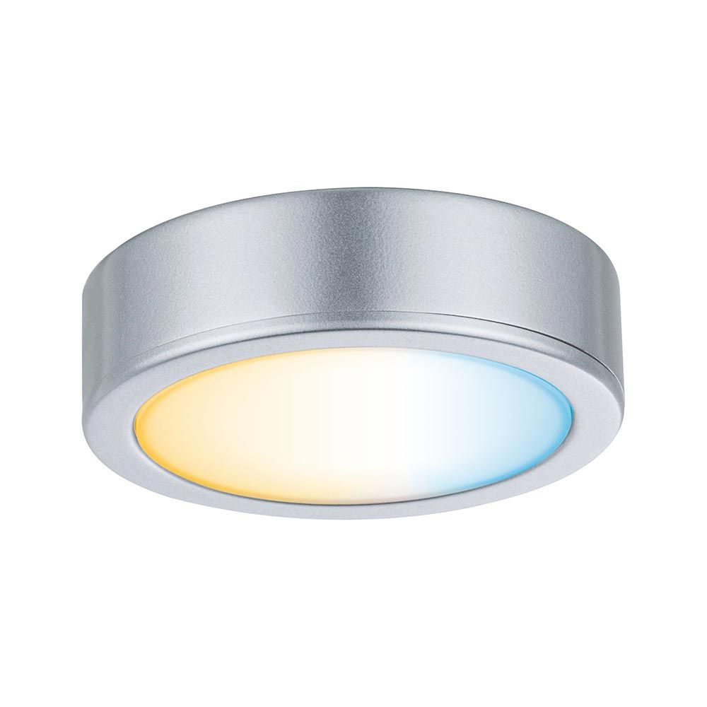 Clever LED Spot Disc CCT Weiß, Chrom-Matt