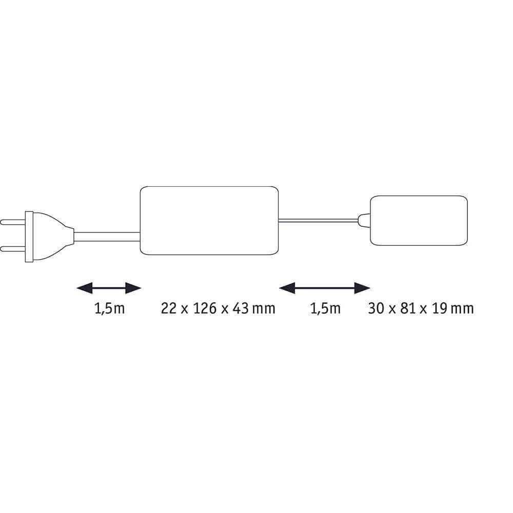 Clever LED spot disc white 12W white-matt