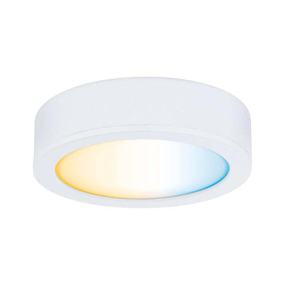 Clever LED Spot Disc Dim-to-Warm Weiß-Matt