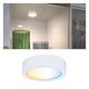 Clever LED Spot Disc Dim-to-Warm Weiß-Matt in einer modernen Küche mit dimmbaren Licht.