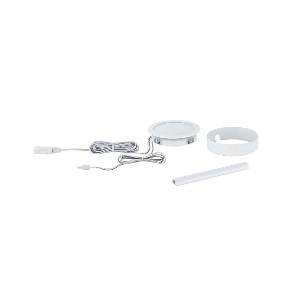Clever LED Spot Disc Dim-to-Warm Weiß-Matt