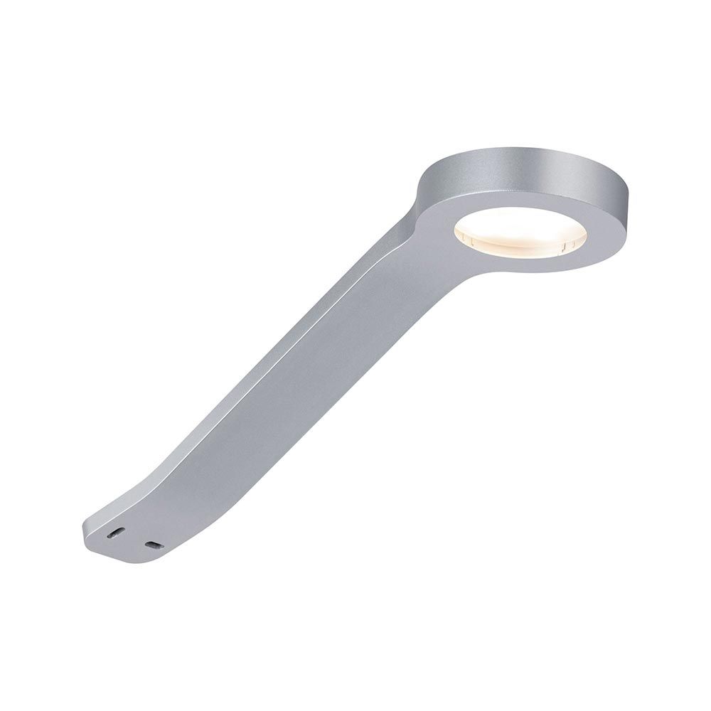 Clever LED Spot Mike in Chrom-Matt, ideal für individuelle Möbelbeleuchtung mit Tunable White-Funktion.