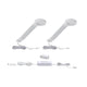 Clever LED Spot Mike Weiß 12W Weiß-Matt Starter Set mit Leuchten und Zubehör für individuelle Möbelbeleuchtung.