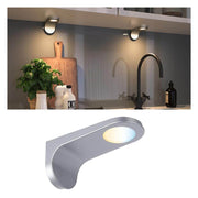 Clever LED Spot Neda Weiß, Chrom-Matt, Unterbauleuchte für Oberschränke mit vernetzbarem Kabel