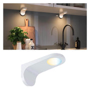 Clever LED Spot Neda CCT Weiß-Matt, Unterbauleuchte für Arbeitsflächen mit vernetzbarem Kabelsystem
