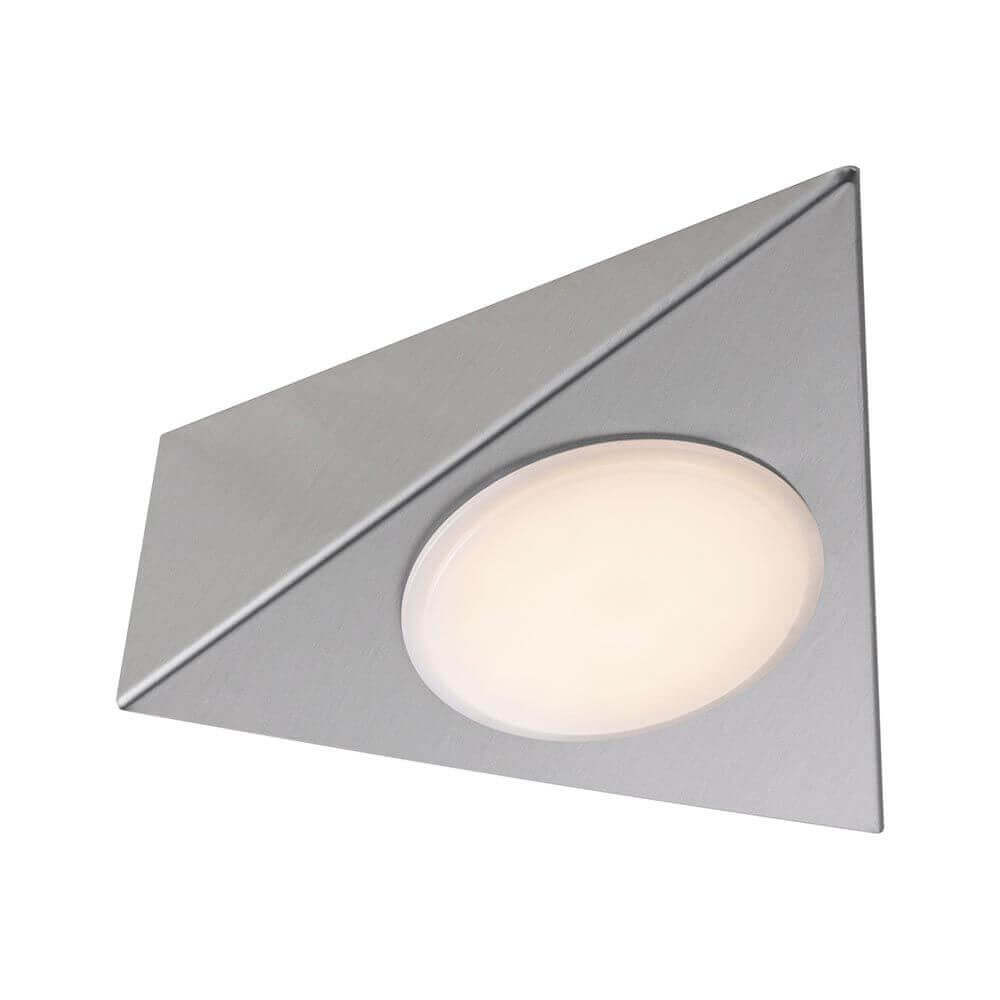 Clever LED Spot Trigo Weiß 12W Nickel-Gebürstet