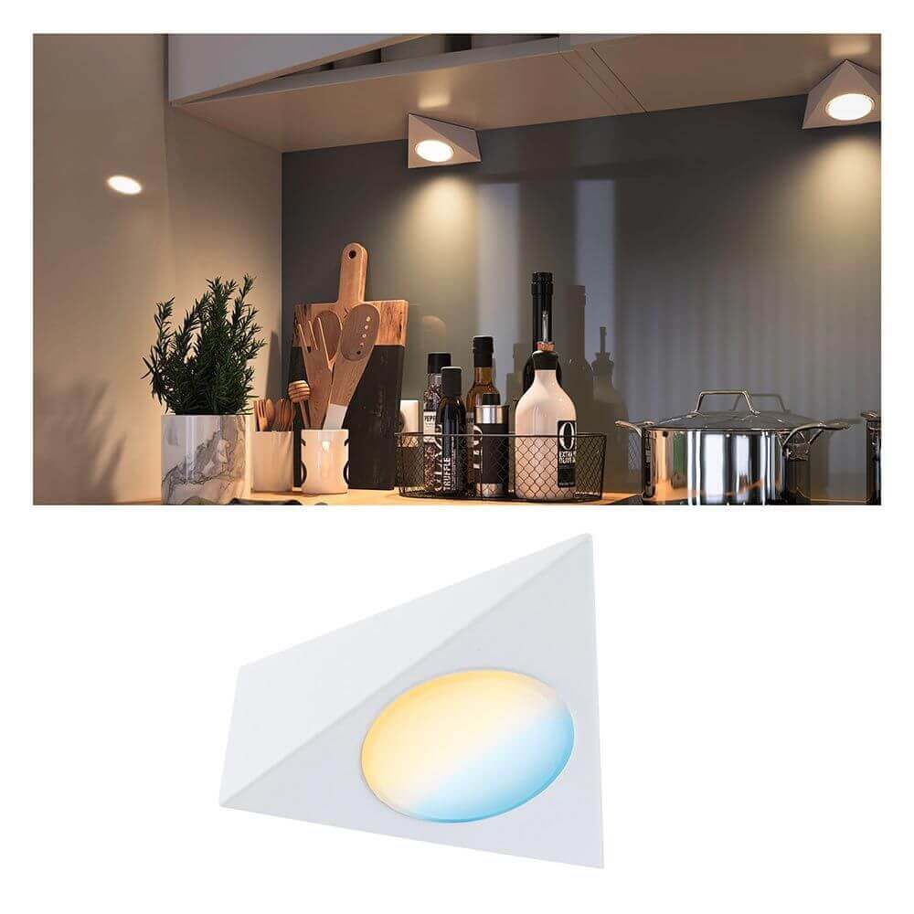 Clever LED Spot Trigo Weiß-Matt