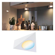 Clever LED Spot Trigo Weiß-Matt für stimmungsvolle Unterbau-Möbelbeleuchtung in der Küche