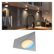 Clever LED Spot Unterbauleuchte Trigo Chrom für die Arbeitsflächenbeleuchtung unter Oberschränken in der Küche