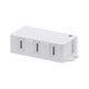 Clever Trafo 230V-12V 12W Weiß - kompakter Driver mit drei Anschlüssen für individuelle Möbelbeleuchtung.
