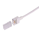Clip-Kabelanschluss für 4-pol. IP68 LED-Strip 12mm - weiße Verbindungselemente für LED-Stripes.
