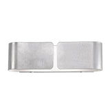 Clip Wandleuchte Up&Down 44cm Blattsilber