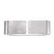 Clip Wandleuchte Up&Down 44cm Blattsilber - moderne Wandleuchte aus Metallfolie in Blattsilber.
