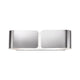 Clip Wandleuchte Up&Down 44cm Chrom – moderne Wandleuchte aus Metallfolie in chromfarbener Ausführung.