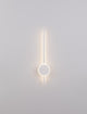 Clock LED Wandleuchte 2-flammig 3000K Schwarz (5)