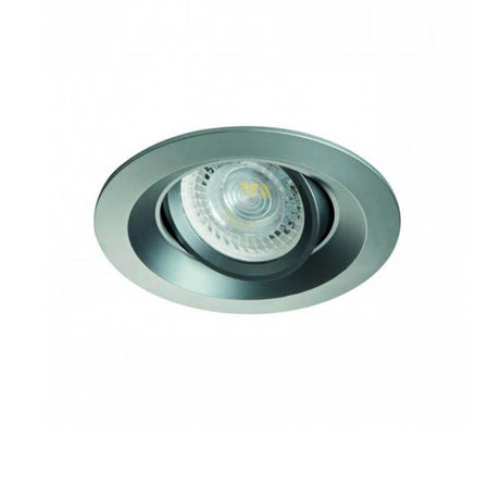 Einbaustrahler Cloy schwenkbar Titangrau 230V mit schwenkbarem Lichtschein und modernem Design.