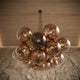 s.luce Cluster glass globe gallery light pendant lamp 13-flame