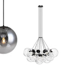 s.luce Cluster glazen bol gallery light hanglamp 13-vlam